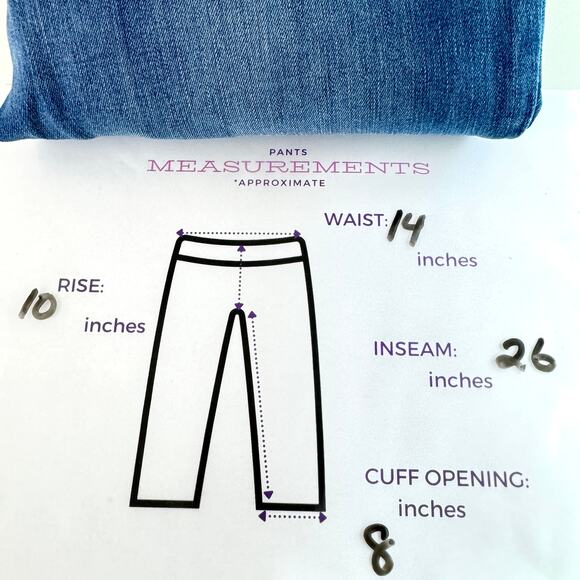 Madewell Womens Cali Demi Boot Jeans Size 26 Denim Blue - Picture 10 of 10